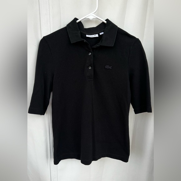 LACOSTE SLIM FIT STRETCH MINI PIQUÉ POLO - Picture 4 of 7